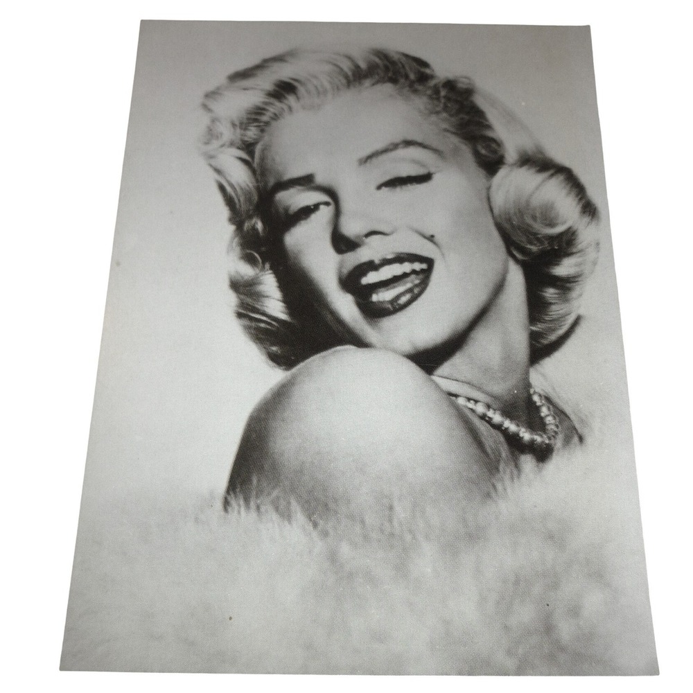 Marilyn Monroe Black and White Postcard AGI Sydney CP 741 Hollywood Glamour 4x6